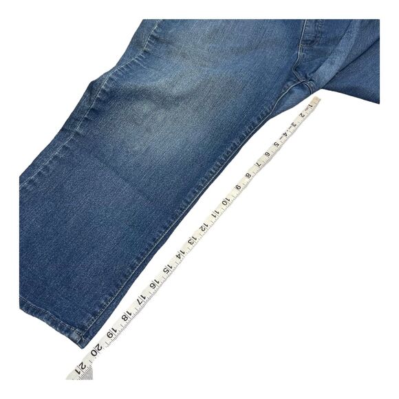 Riders by Lee Capri Jeans Women 37 Waist Blue Denim Classic Mid-Rise Medium Wash - Picture 4 of 6